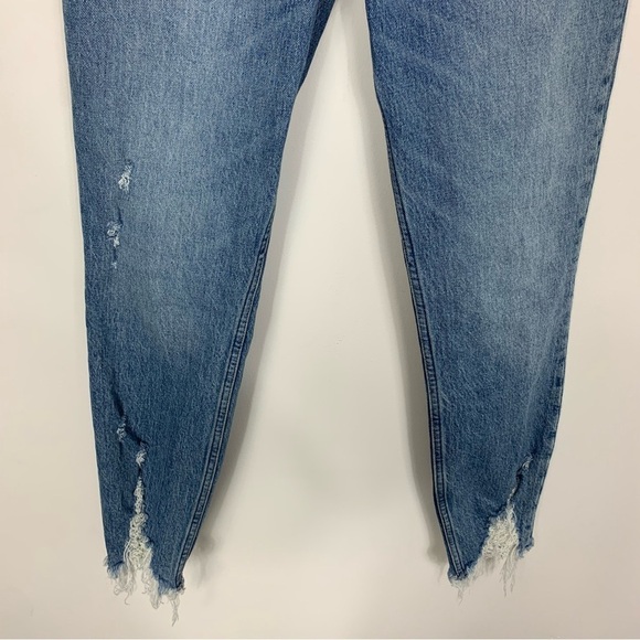 Abercrombie & Fitch The Skinny High Rise Distressed Jeans Size 27 - Picture 4 of 9